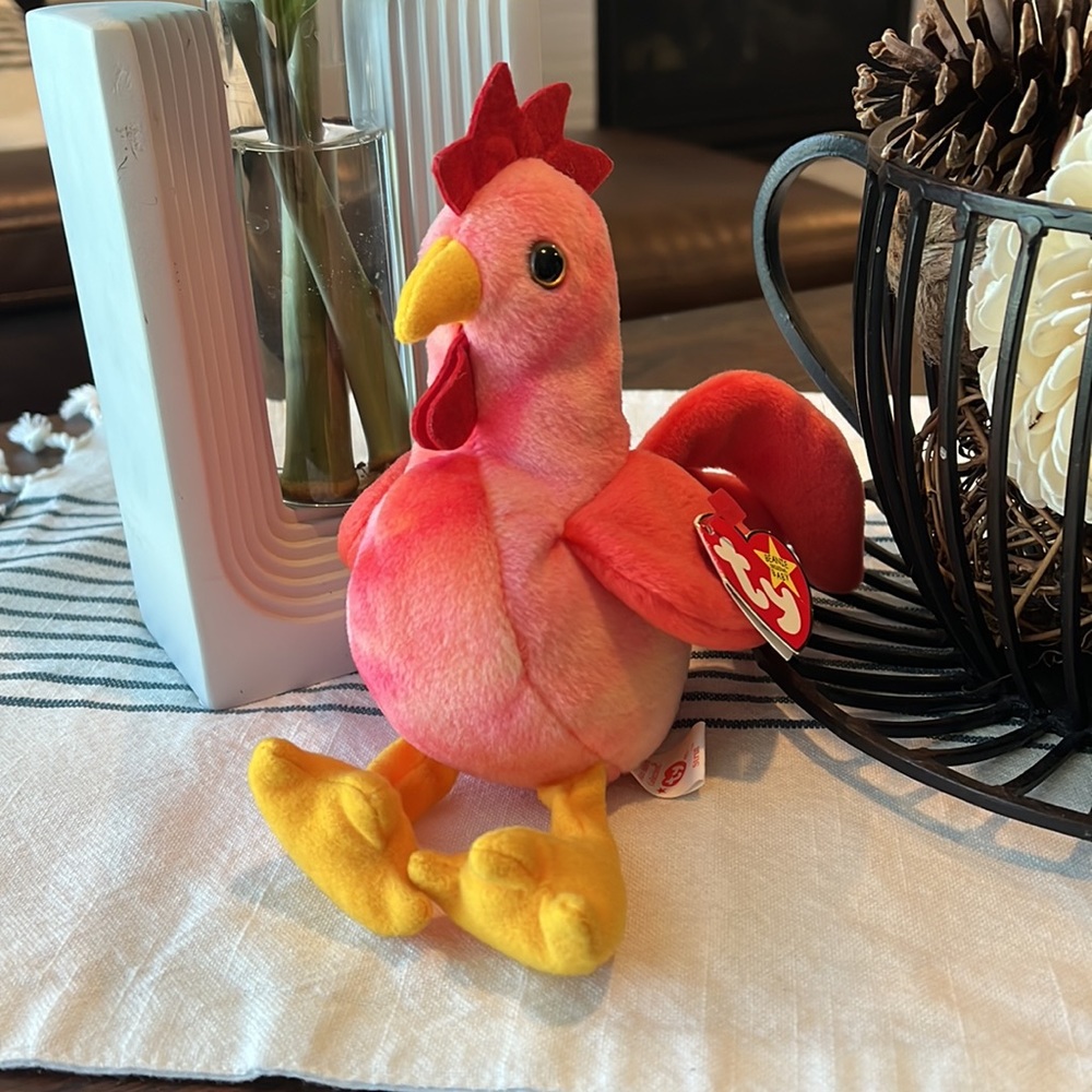 Ty Beanie Baby Strut the Rooster 1996 Original